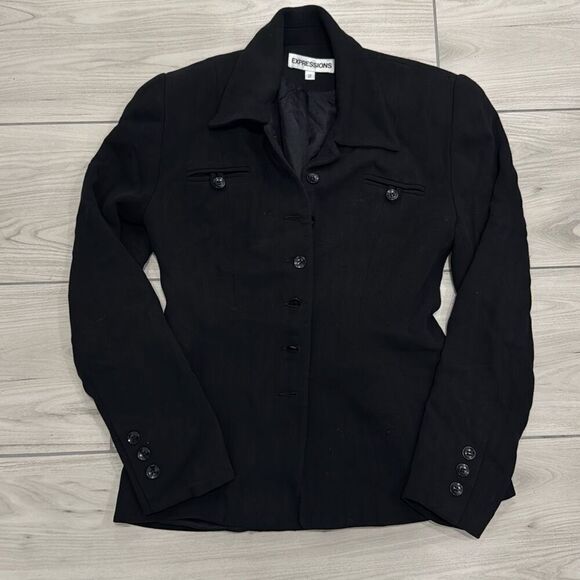 Expressions women’s fitted blazer size 2 - Picture 1 of 7